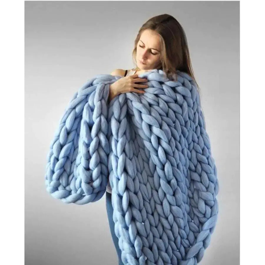 Zen Weighted Knitted Blanket